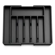 Organizador De Utensílios Porta Talheres Ajustável Expansível Gaveta Cozinha Bandeja Extensor Faca