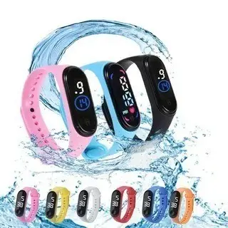 Kit 30 relógio digital a prova d'agua (Cores sortidas) Kit 30 relógio digital a prova d'agua relógio