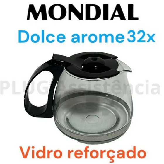 Jarra Copo MONDIAL Dolce Arome 32 Xícaras - Vidro Reforçado