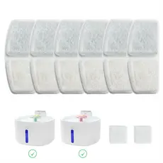 Filtros de substituição para dispensador de fonte de água de aço inoxidável newpet com sistema de filtragem