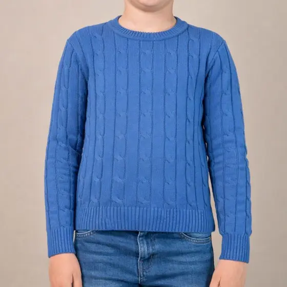 Blusa Infantil Menino Inverno Trico Premium Frio Criança 2 4 6 8 10 anos 20265