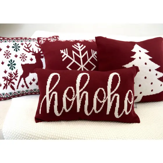 Kit 4 Capas Almofadas Natalina Decoração Natal - 40084
