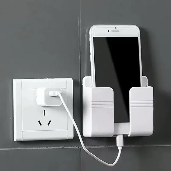 Suporte Multiuso de Parede para Celular e Controle Remoto