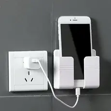 Suporte Multiuso de Parede para Celular e Controle Remoto