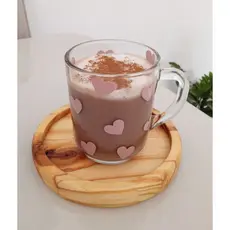 Caneca corações rosa - Satori