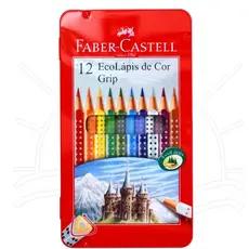 Eco lápis de cor 12 cores grip - Faber castell