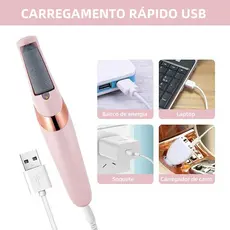 Lixador Para Pés Elétrico Lixadeira Esfoliador Removedor De Calos Portátil Usb Lixa Pé Tira Calos Pedicure