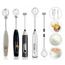 Batedor Misturador Mixer Elétrico para Bebidas Leite Café Clara de Ovo 2 em 1
