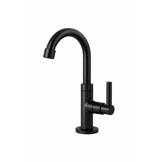 Torneira P/ Pia De Banheiro Lavatório ABS Preto Fosco 1/4 de Volta