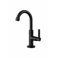 Torneira P/ Pia De Banheiro Lavatório ABS Preto Fosco 1/4 de Volta