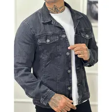 Jaqueta Jeans Masculina Tradicional