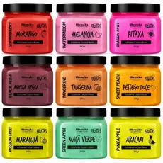Mix Esfoliante Corporal e Facial 300g Frutado Premium - Pele Macia, Lisa e Hidratada
