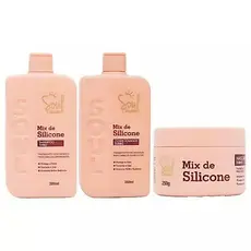 Kit Capilar Mix de Silicone Soul - Brilho de Salão e Antifrizz