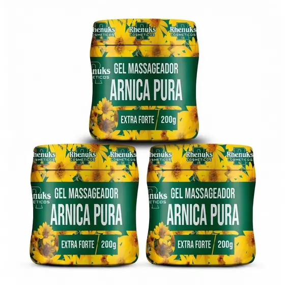 Arnica Pura Extra Forte 200g – Gel Massageador Potente para Alívio Rápido