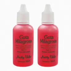 Kit 2x Gota Milagrosa Natty Vida 30ml - Hidrata, Amacia e Suaviza Pés Ásperos, Rachados e com Calos