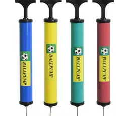 Bomba Ar Manual Encher Bolas Piscinas Futebol Vôlei Basquete Com Bico Color agulha