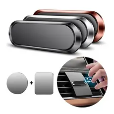 1/2/3/4 Suporte magnético com poderoso imã neodimio p/celular universal - potente automotivo para carro Anjin
