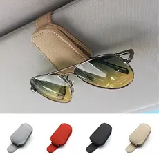Suporte Universal De Carro Para Óculos Clip Card Suporte Pára-sol De Bilhetes Fixador De Caneta Óculos Multifuncionais