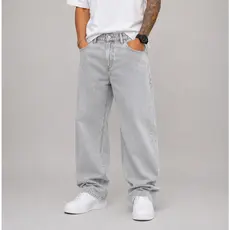 Calça Balão Estornada Cinza Premium – Edição Limitada Streetwear Jeans Largo Do 36 ao 48