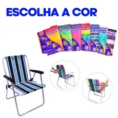 Refil Tela Nylon Para Cadeira de Praia Alta Instalação Rápida Diversas Cores