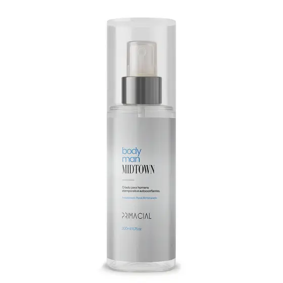 BODY SPLASH MASCULINO MIDTOWN 200ML - PRIMACIAL PERFUME FRESCO AMADEIRADO