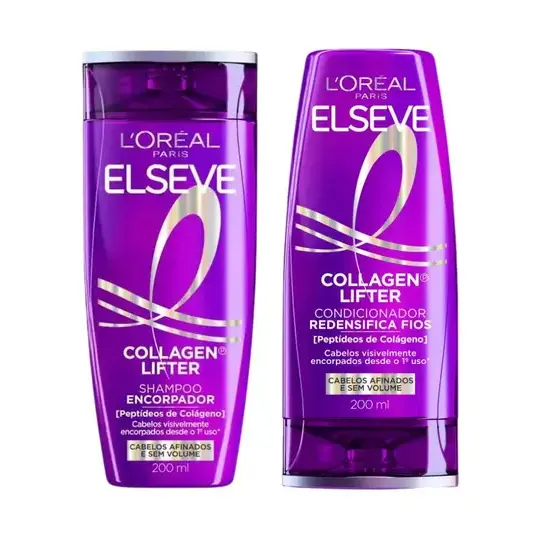 Kit Shampoo e Condicionador Colágeno 200ml Elseve L'Oréal Paris