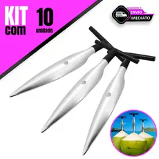 Kit 10 Furador de Coco Inox – Abridor Prático para Água de Coco Natural