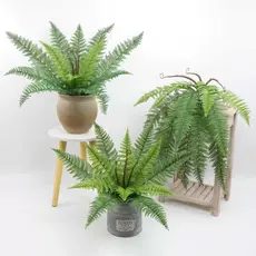 Buquê De Samambaia Folhagem Artificial Para Decoração De Casa