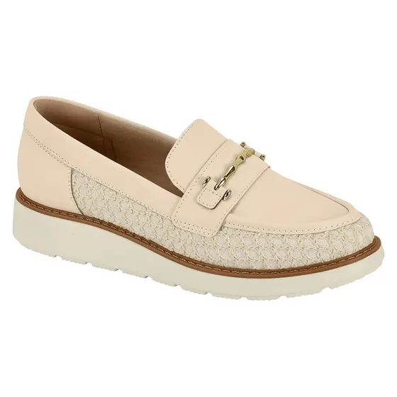 Mocassim Feminino Modare Ortopédico Tecido Tramado Leve e Confortável