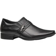 Sapato Social Masculino Pegada de Couro sem Cadarço com Detalha Ref:.124608-04
