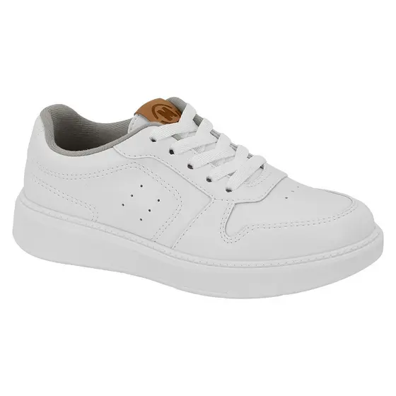 Tênis Branco Infantil Molekinho Masculino Menino Casual Ref:.2861105
