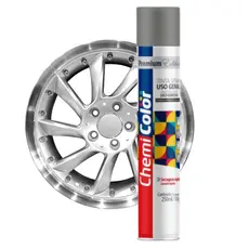 Tinta Spray Aluminio Para Rodas 250ml Uso Geral 250ml Chemicolor