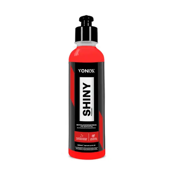 Shiny Vonixx 240ml Brilho Intenso Para Pneus Pretinho