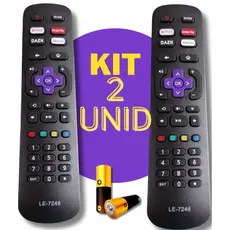 Controle Remoto Tv Smart Aoc Roku  Botão Netflix Deezer Googleplay DAZN