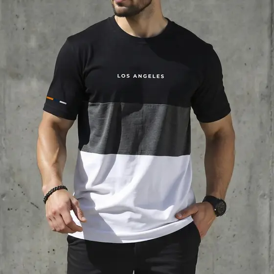 Camiseta T-Shirt Masculina Los Angeles Urban Street Camisa 100% Algodão
