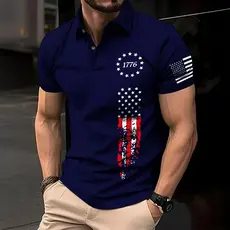 Camiseta Polo American 1776 Manfiny Street Wear Piquet