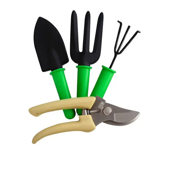 Kit Jardinagem 4 Peças Ferramentas de Jardim grande