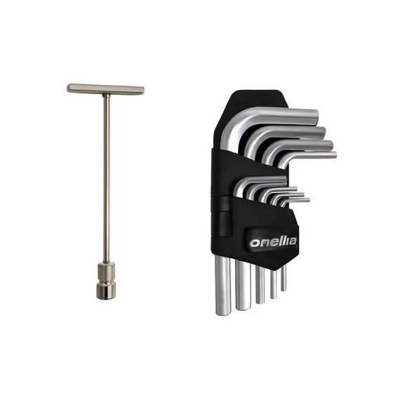 Kit Chave T 17mm e Jogo de Chave Allen 9 peças - Ferramentas Essenciais para Seu Trabalho!