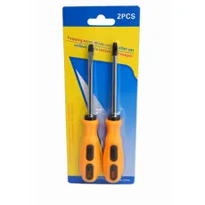 Kit de Chaves de Fenda e Philips - 2 Peças com Cabo Ergonômico para Uso Profissional e Doméstico