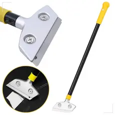 Raspador Com Cabo Longo 60cm Multiuso Ideal Para Remoção De Tintas, Cola, Adesivos