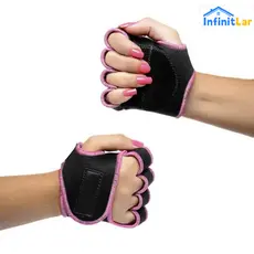 Luvas Especializadas para Musculação em Neoprene Flexível - Conforto Superior para Academia Feminina/Masculina