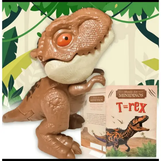 Livro Dinossauro Brinquedo Educativo Infantil Livro Lúdico T-Rex Velociraptor