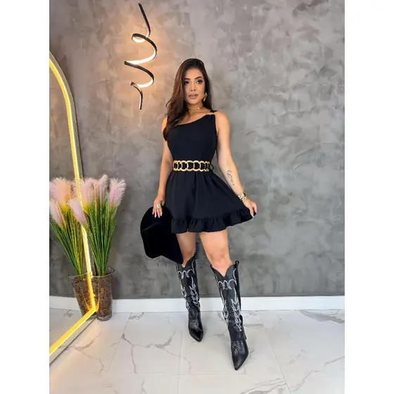 MACAQUINHO NULA MANGA FEMININO ESTILO BOHO CHIQUE NA PECUARIA RODEIO SHORT SAIA COM BABADO CINTO ORGANICO COM BOJO