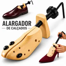 Alargador de MADEIRA PARA SAPATO TÊNIS P | M | G Modelador Laceador Expansor Calçados Sapato Tênis Sandália