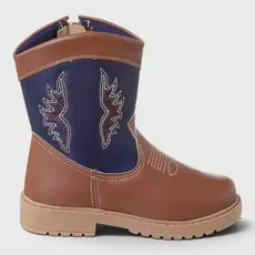 Bota Infantil Masculina Texana Country Rodeio Confortável Original 22 Ao 27