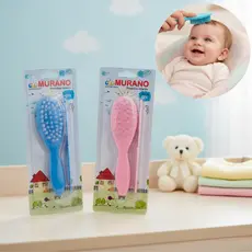 Escovas e Pentes Infantil Murano Cores Azul e Rosa | Presente Perfeito  Livre BPA REF 101 UNIFY