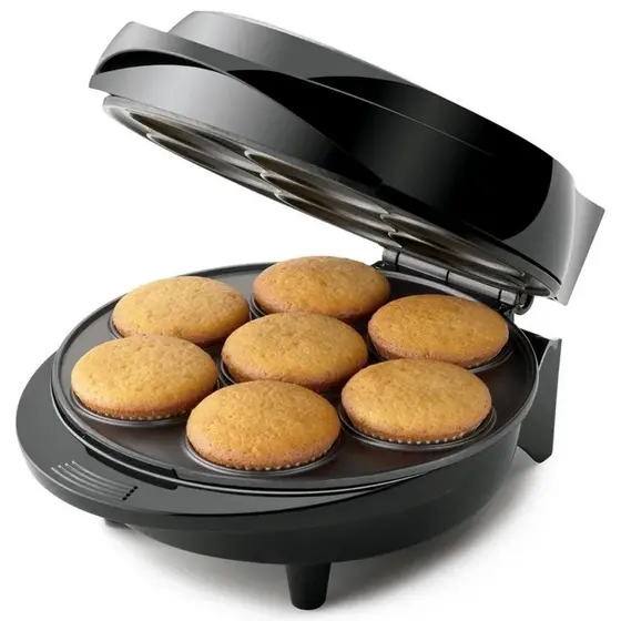 Máquina de Cupcake Mondial Pratic Preto/Inox 1000W 127V - CK-01