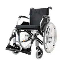 Cadeira de Rodas Em Alumínio Manual Dobrável Idoso Deficiente D600 T46Cm Dellamed