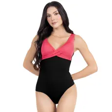 Maiô Feminino Transpassado Modelador Bojo Removível Todo Forrado Confortável Moda Praia Verão