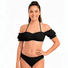 Biquíni Juvenil Ciganinha Com Manguinha Calcinha Confortável Forrado Sem Bojo Moda Praia Estilosa